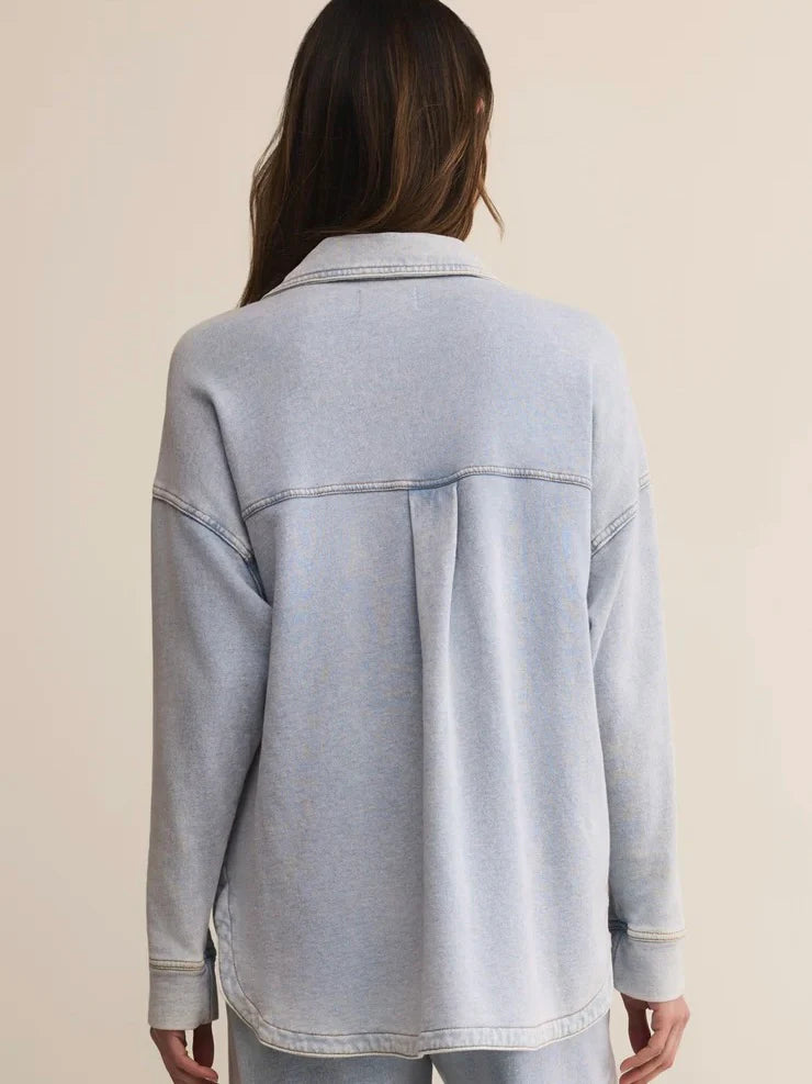 {Z Supply} All Day Knit Denim Jacket