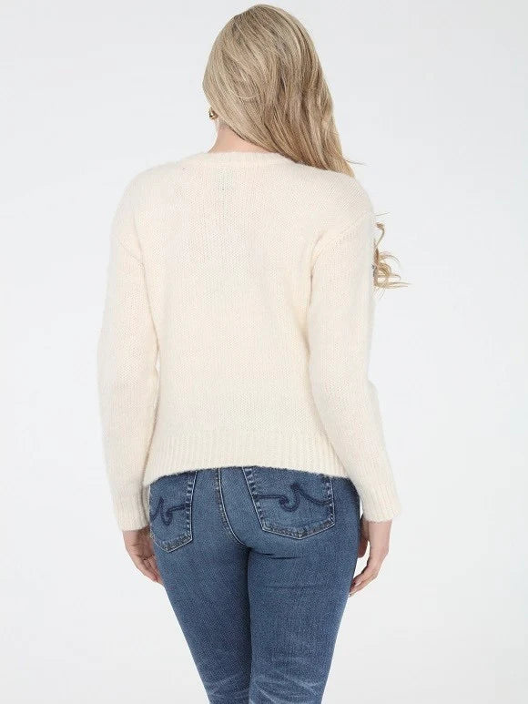 Courtney Floral Accent Sweater