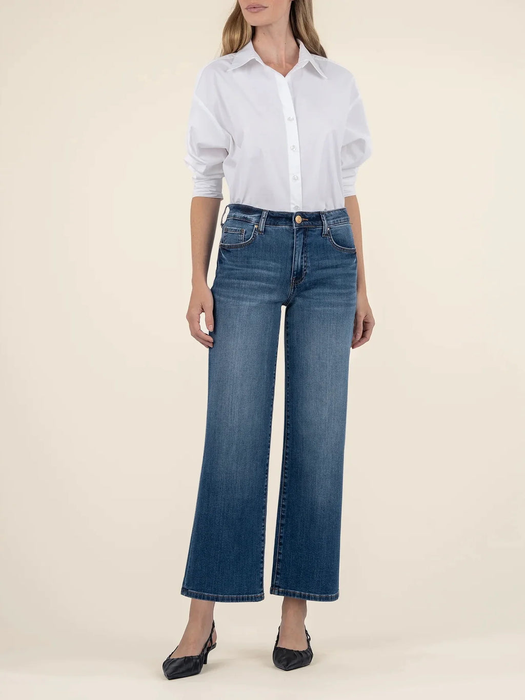 Kut Jeans : Charlotte High Rise Wide Leg