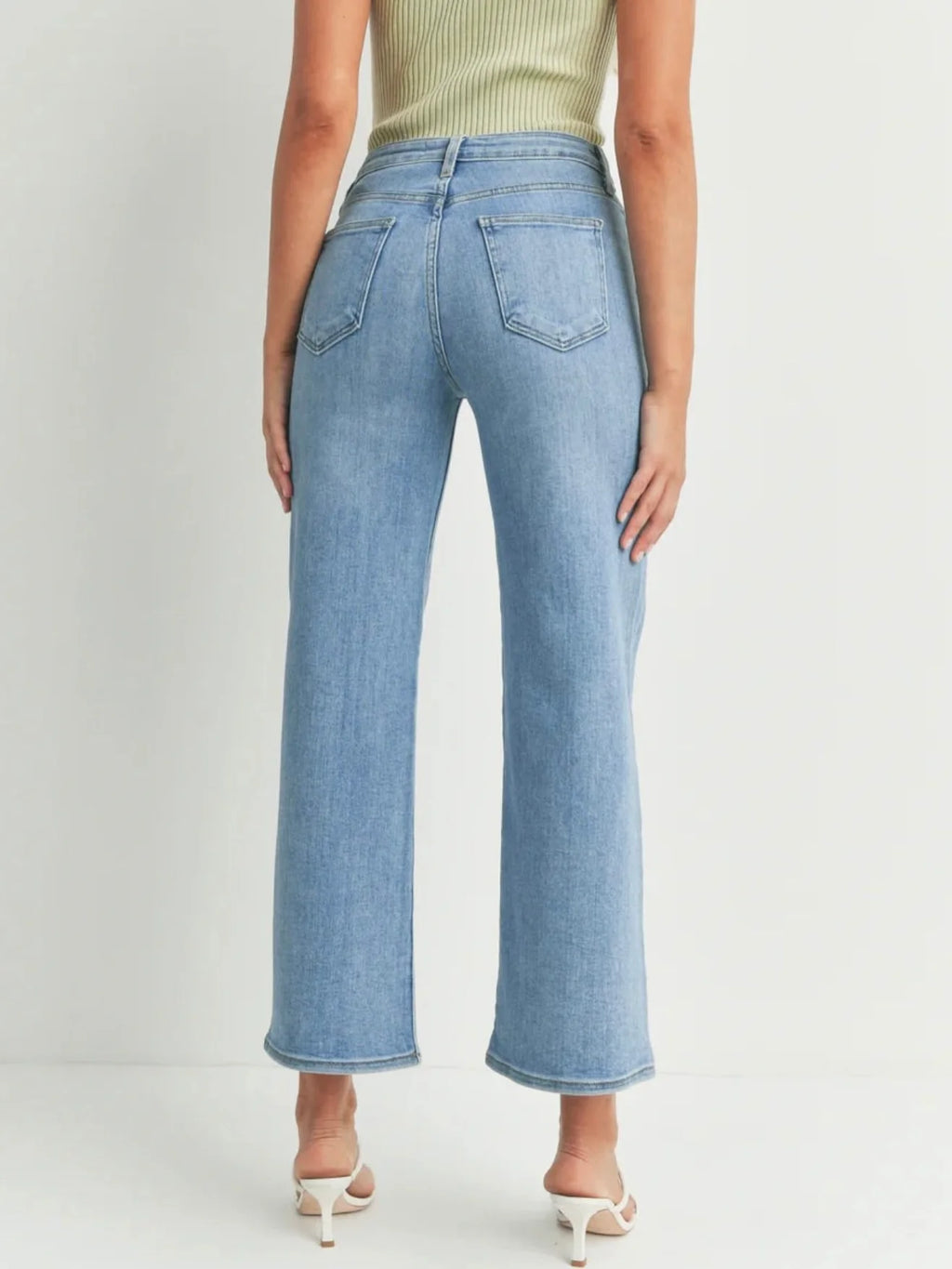 Just Black Denim : High Rise Wide Leg