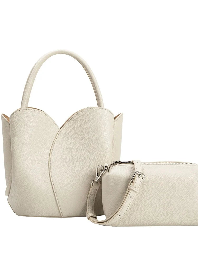 Tulip Top Handle Bag