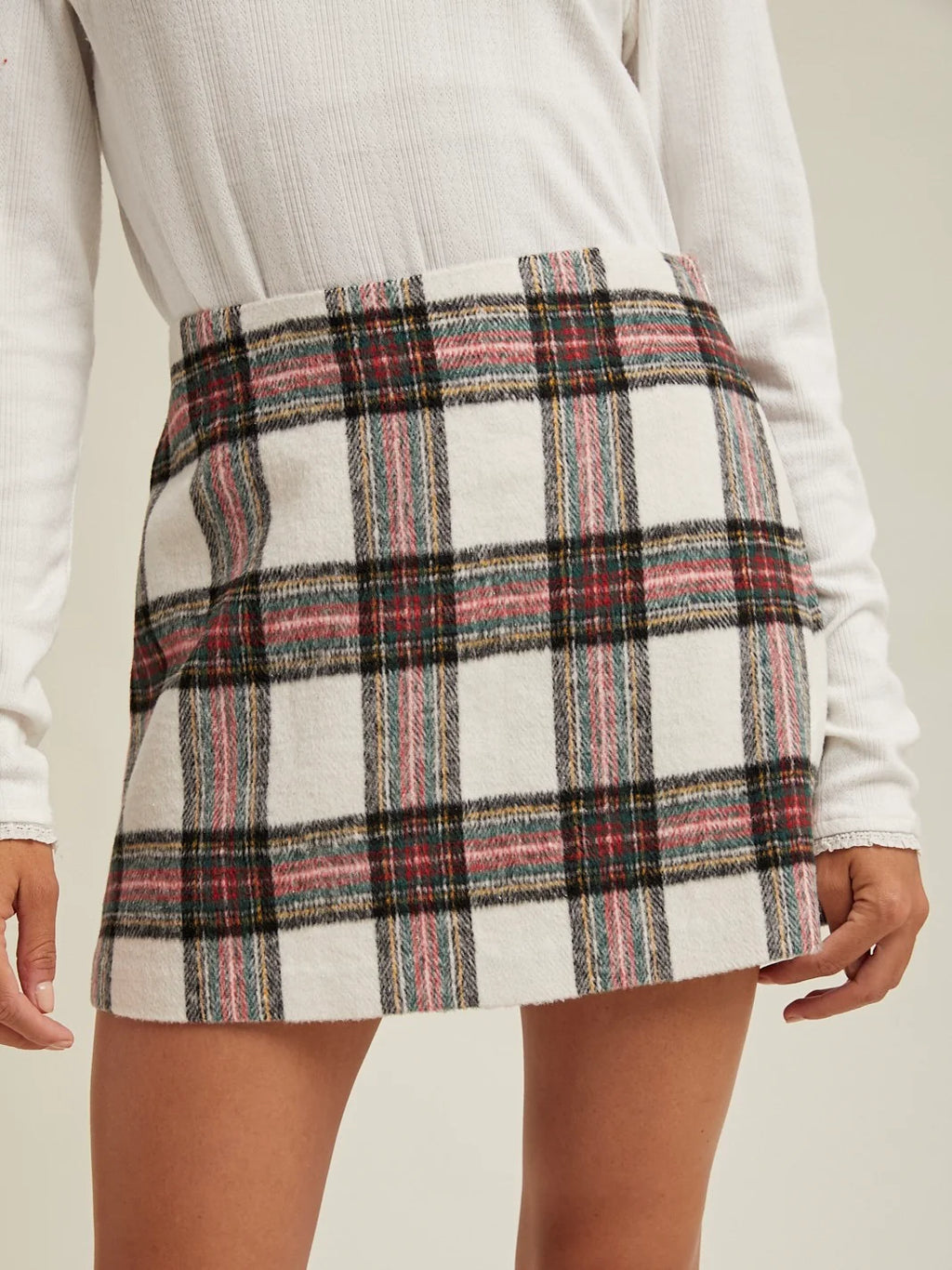 Lauren Plaid Mini Skirt