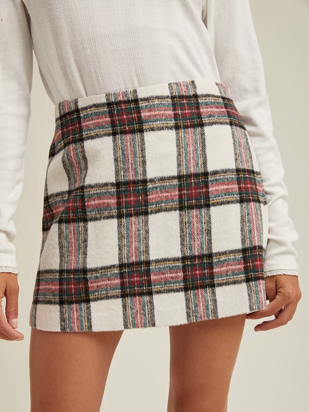 Lauren Plaid Mini Skirt