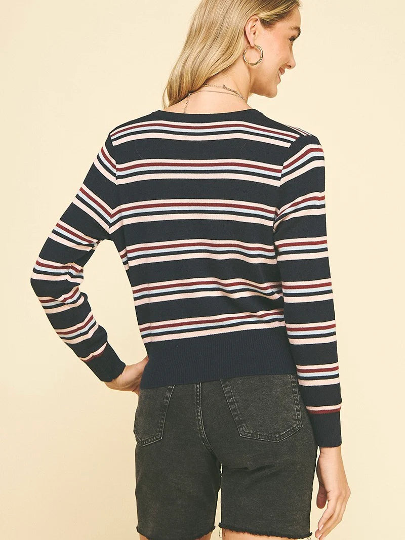 Syd Striped Cardi