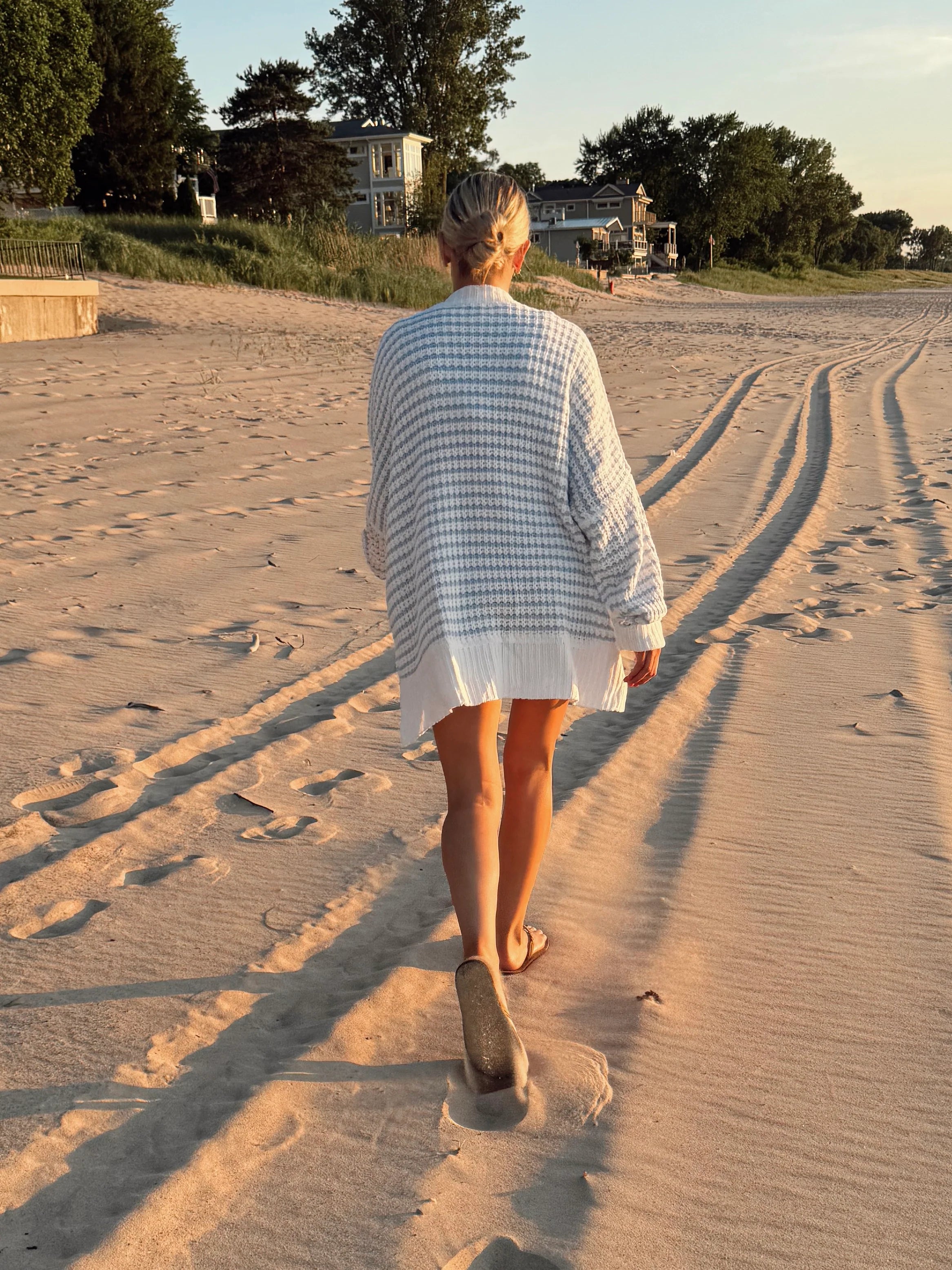 Lake Days Stripe Cardigan