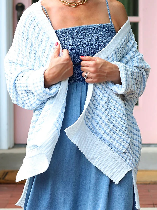 Lake Days Stripe Cardigan