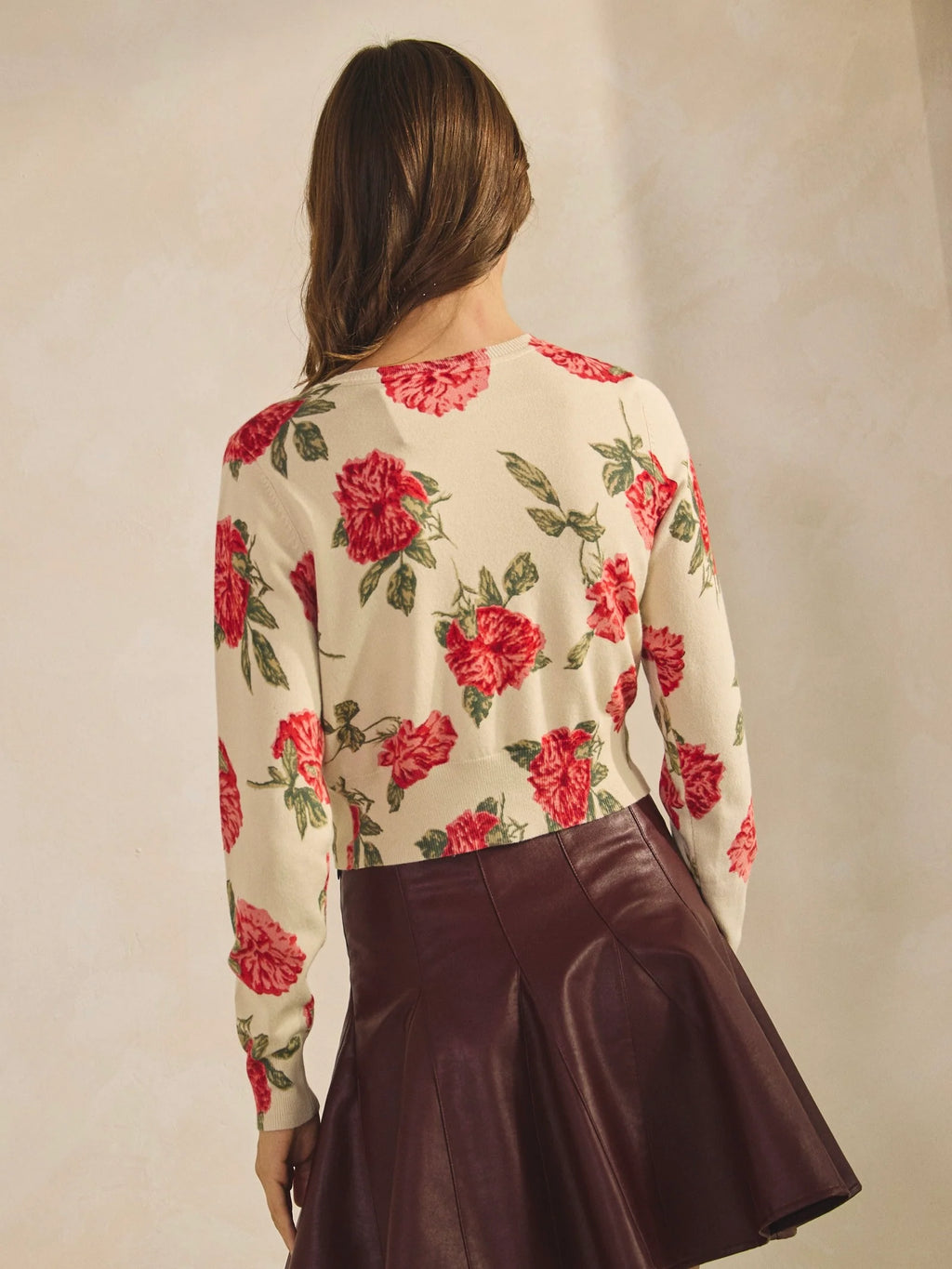 Luxe Soft Floral Button Down Cardigan