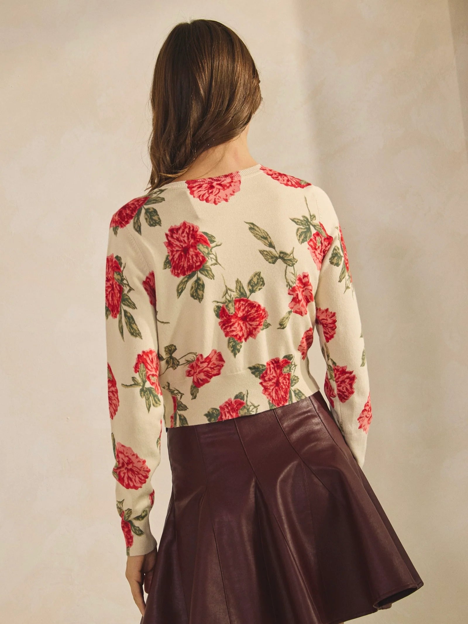 Luxe Soft Floral Button Down Cardigan