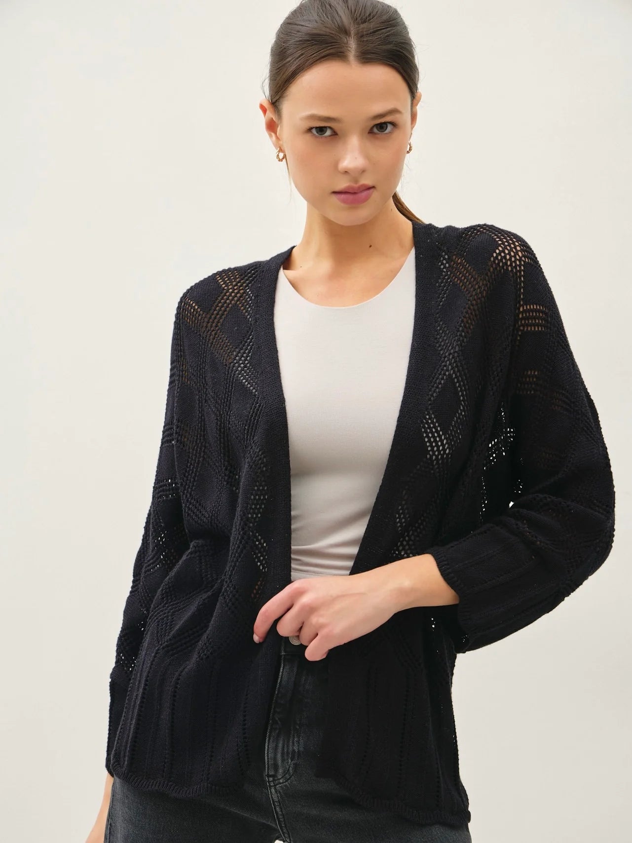 Carrie Crochet Cardigan