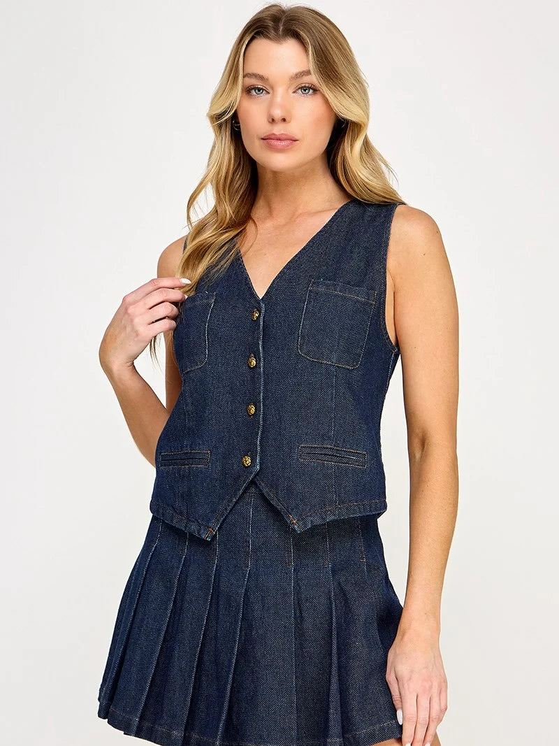Kimmy Denim Vest