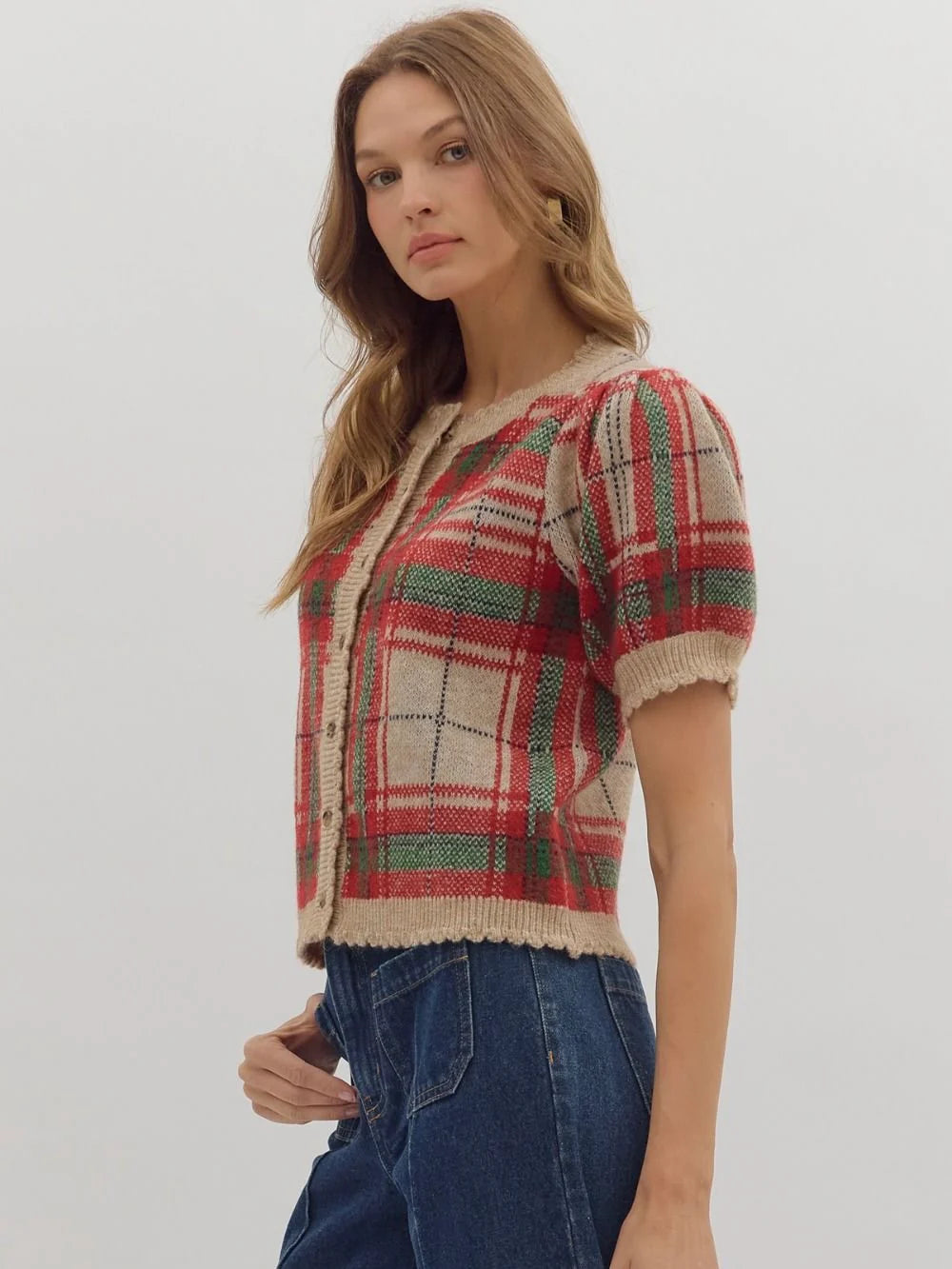 Plaid Times Cardigan