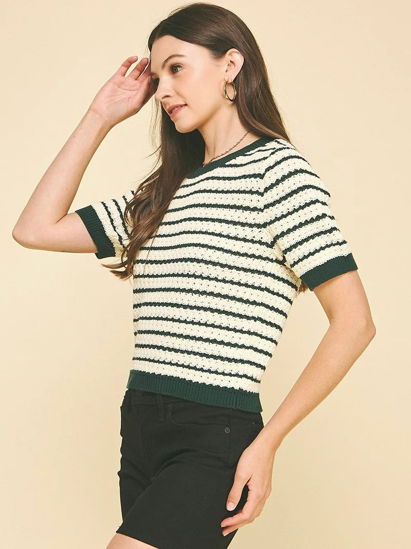 Dayna Short Sleeve Sweater
