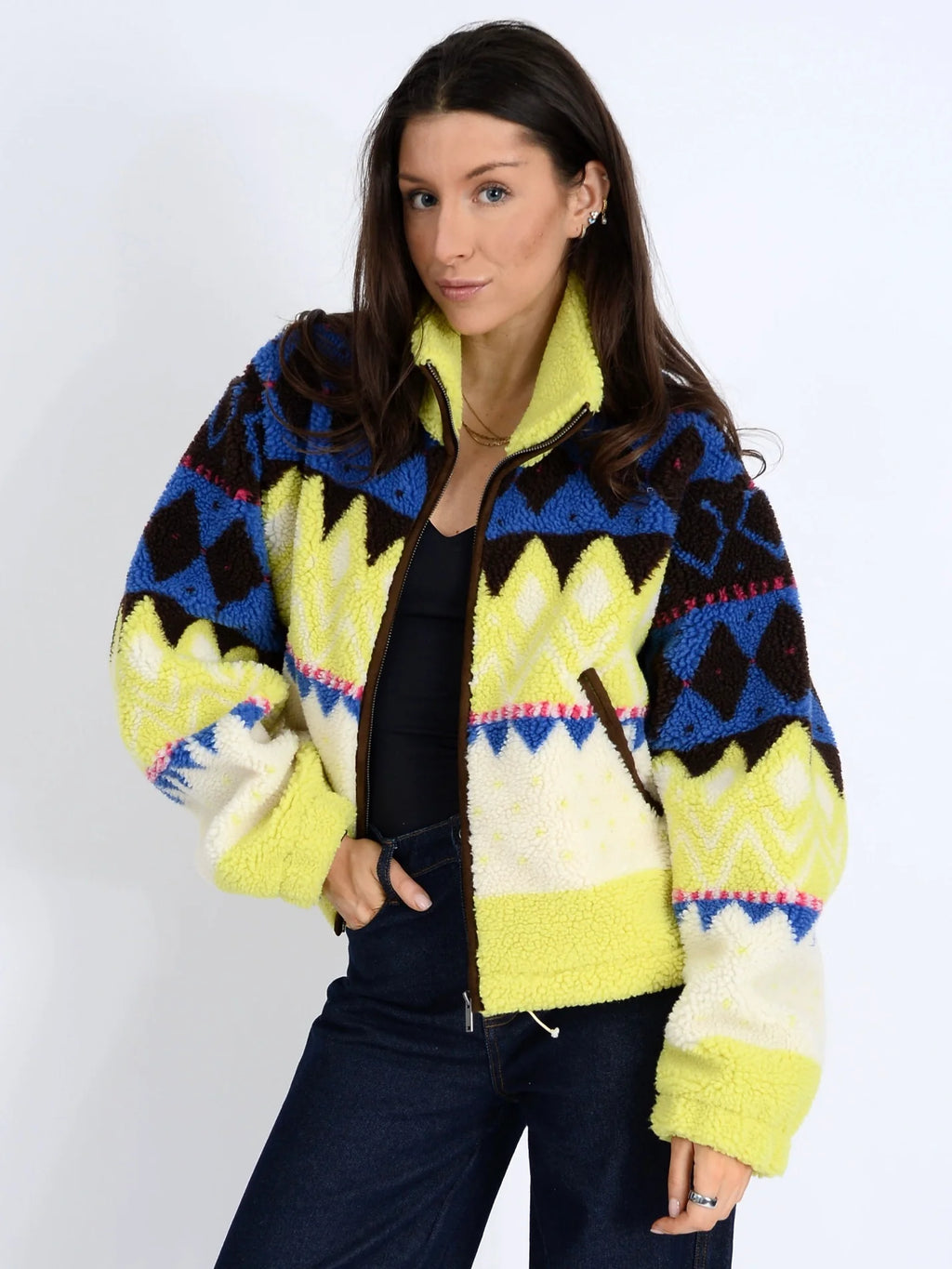 Whistler Sherpa Front Zip Jacket