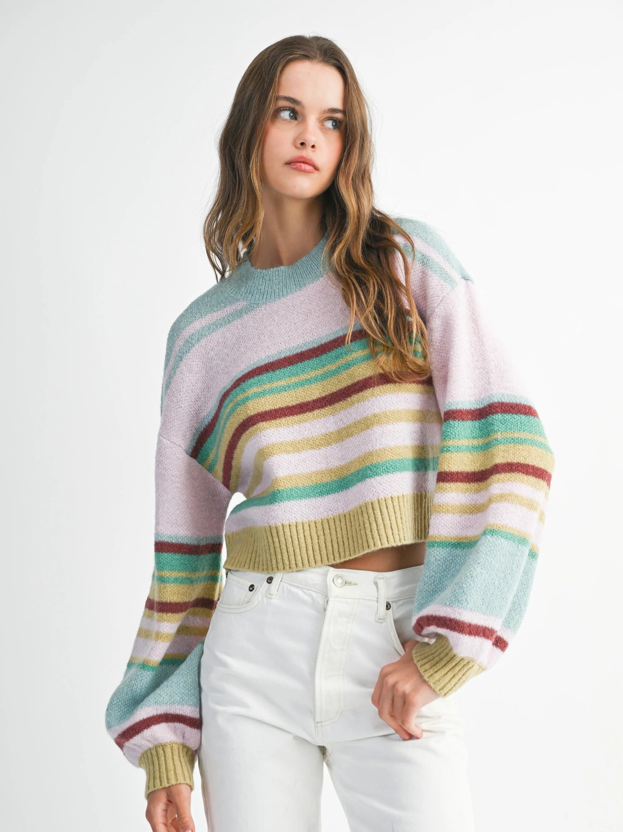 Sandra Stripe Pullover Sweater