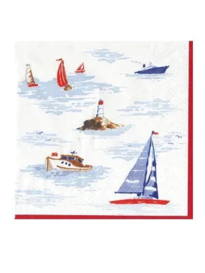 Abbott Sailboat Cocktail Napkins