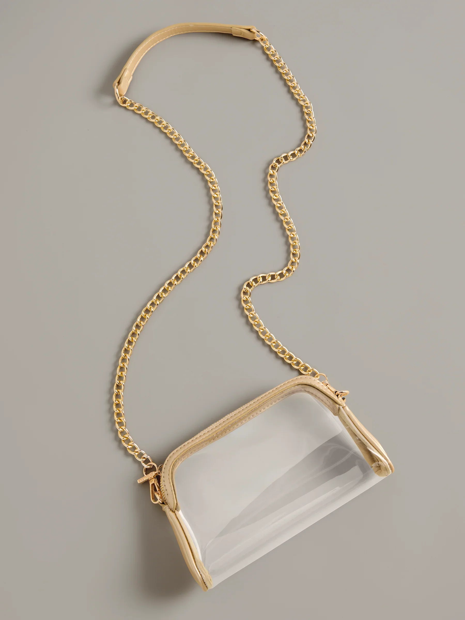 Clear Taylor Chain Crossbody