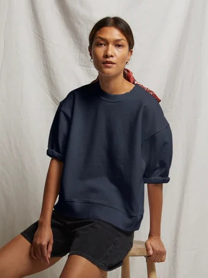 {perfectwhitetee} Rebecca Puff Sleeve Sweatshirt