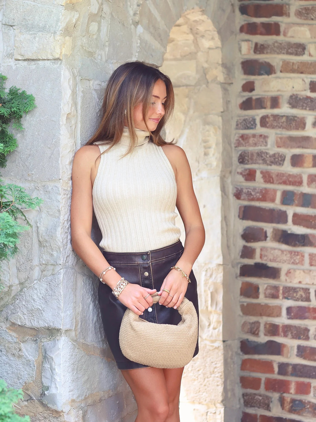 Ben Turtleneck Knit Top