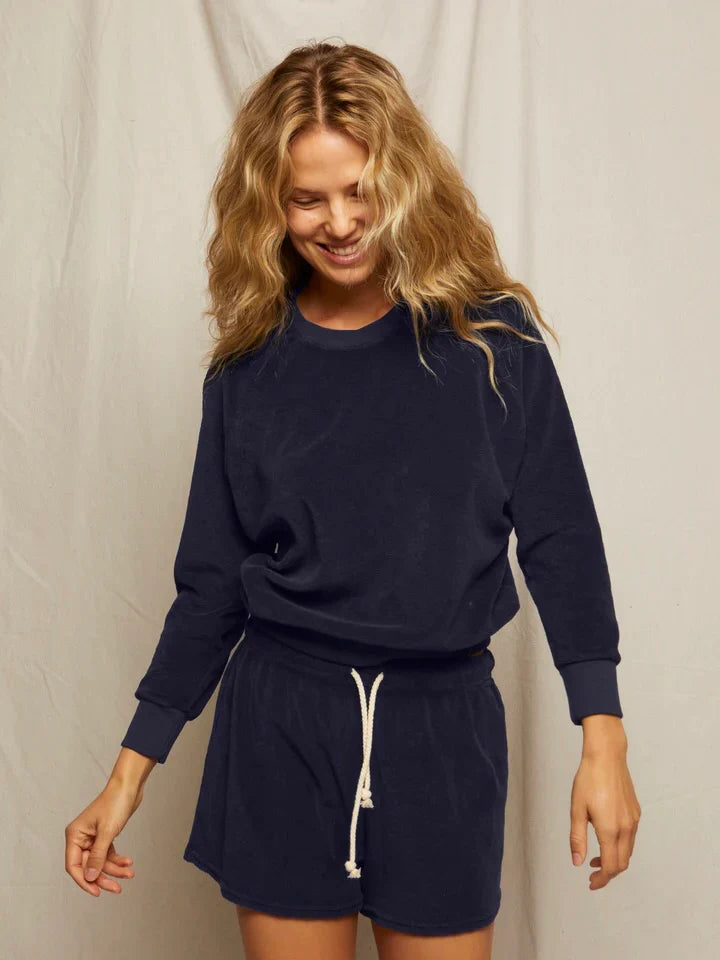 {perfectwhitetee} Saylor Loop Terry Sweatshirt