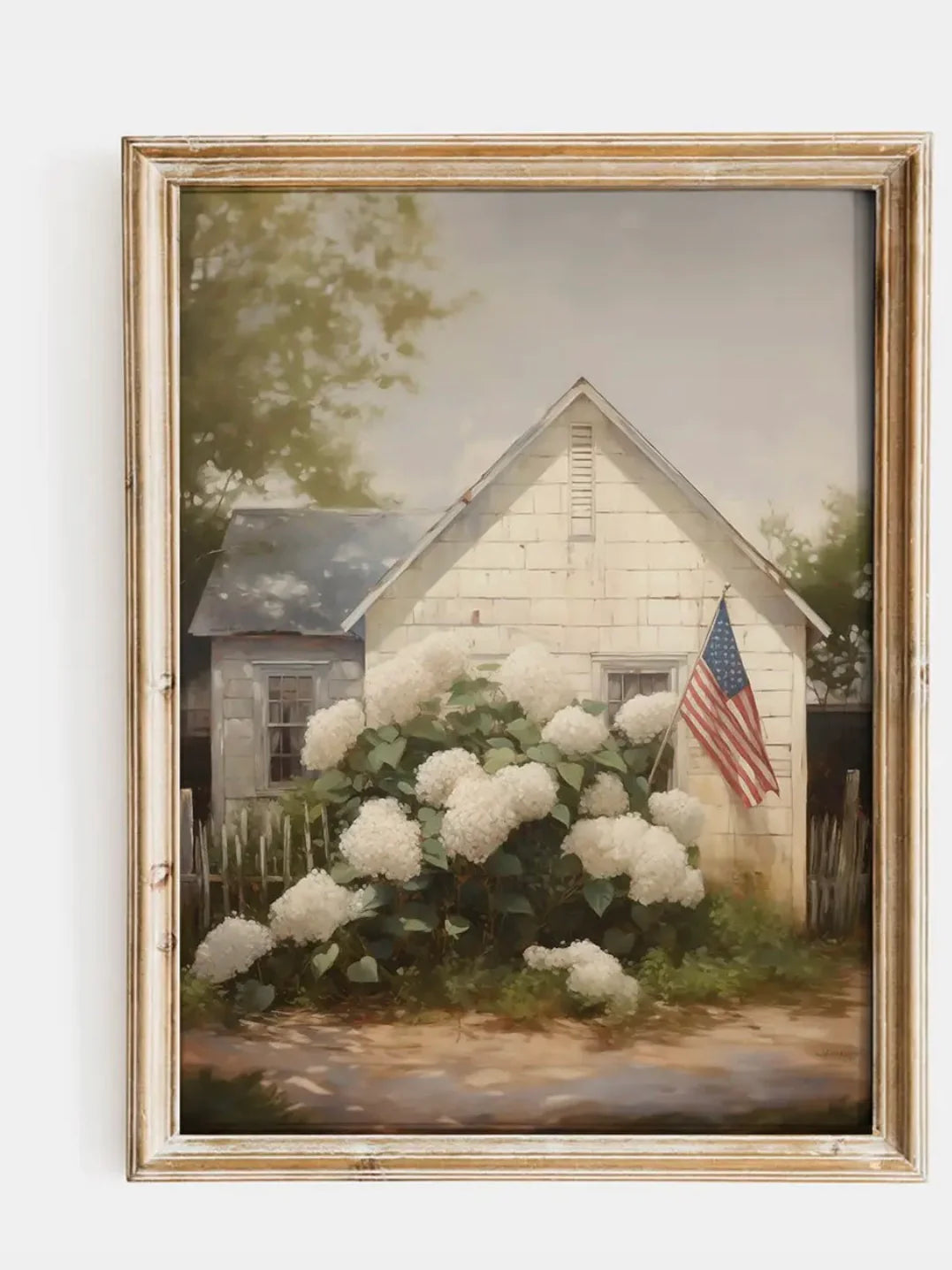 Print in Gold Antique Frame