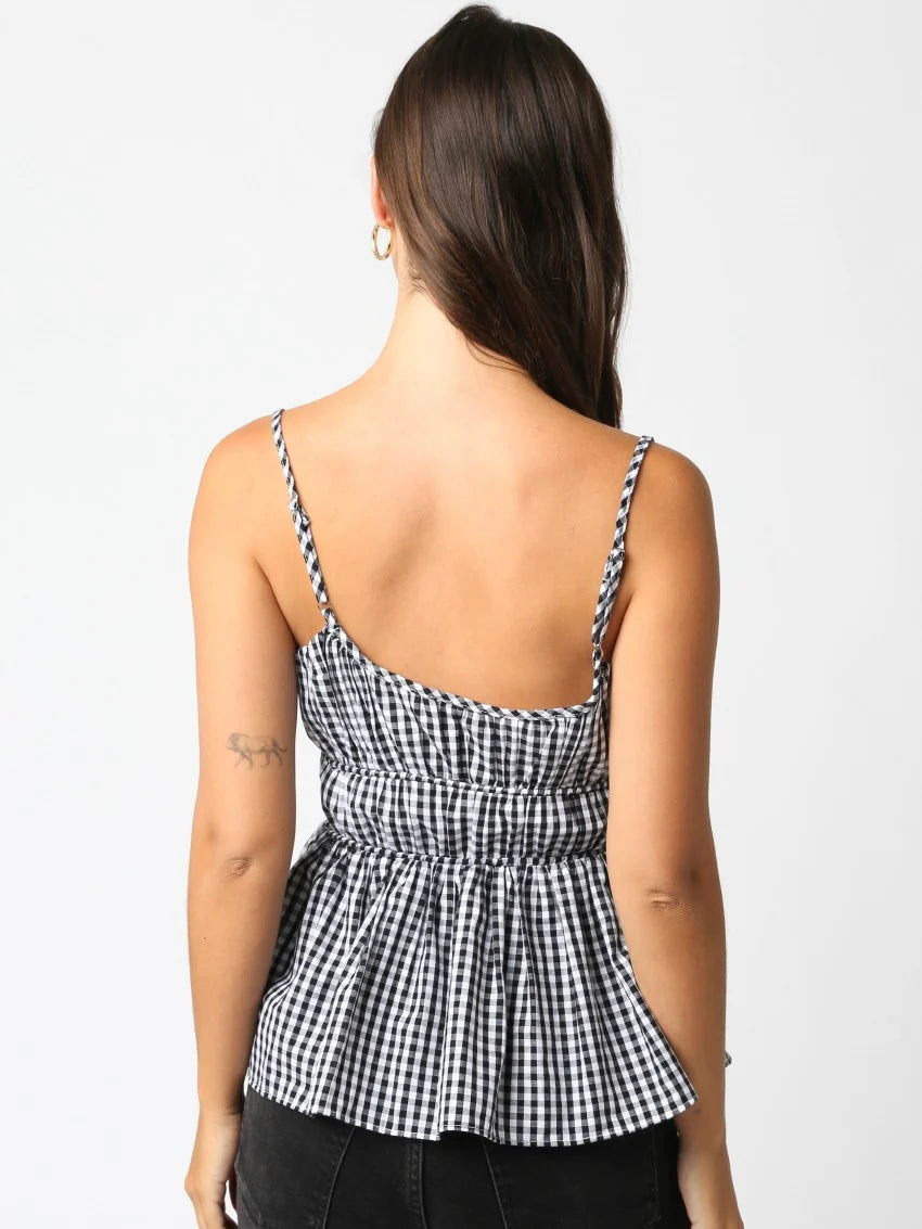 Chelsea Checkered Top