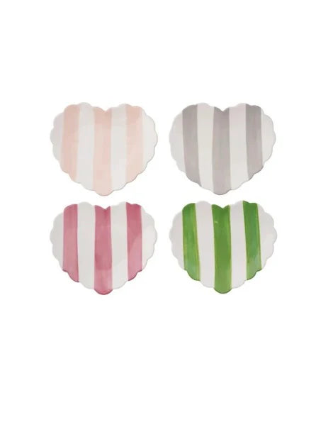 Heart Striped Dish