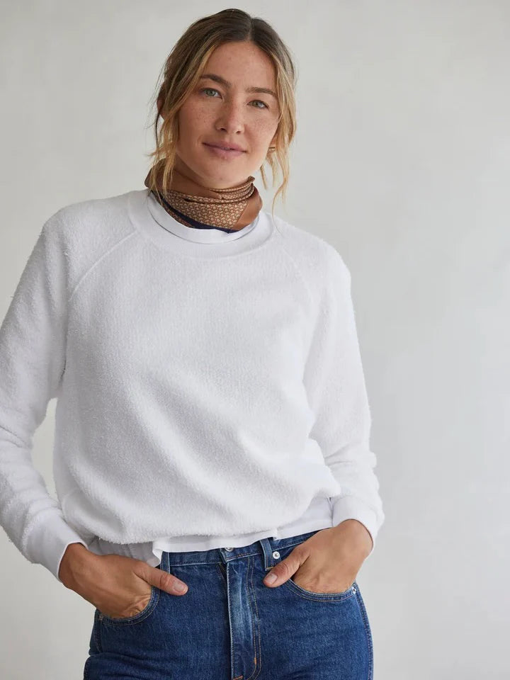 {perfectwhitetee} Ziggy Inside Out Fleece Sweatshirt