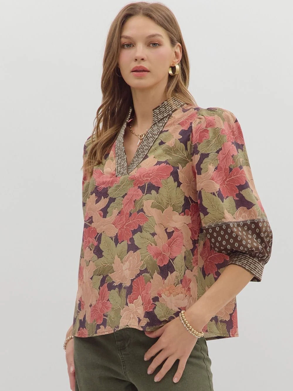 Falling Autumn Leaves Top