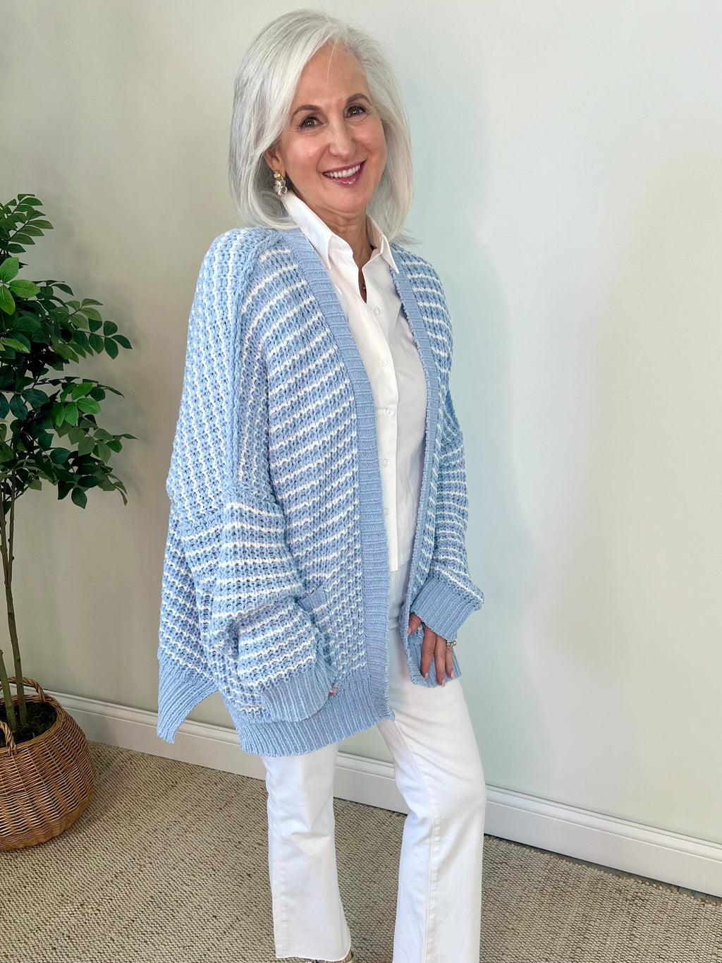 Lake Days Stripe Cardigan