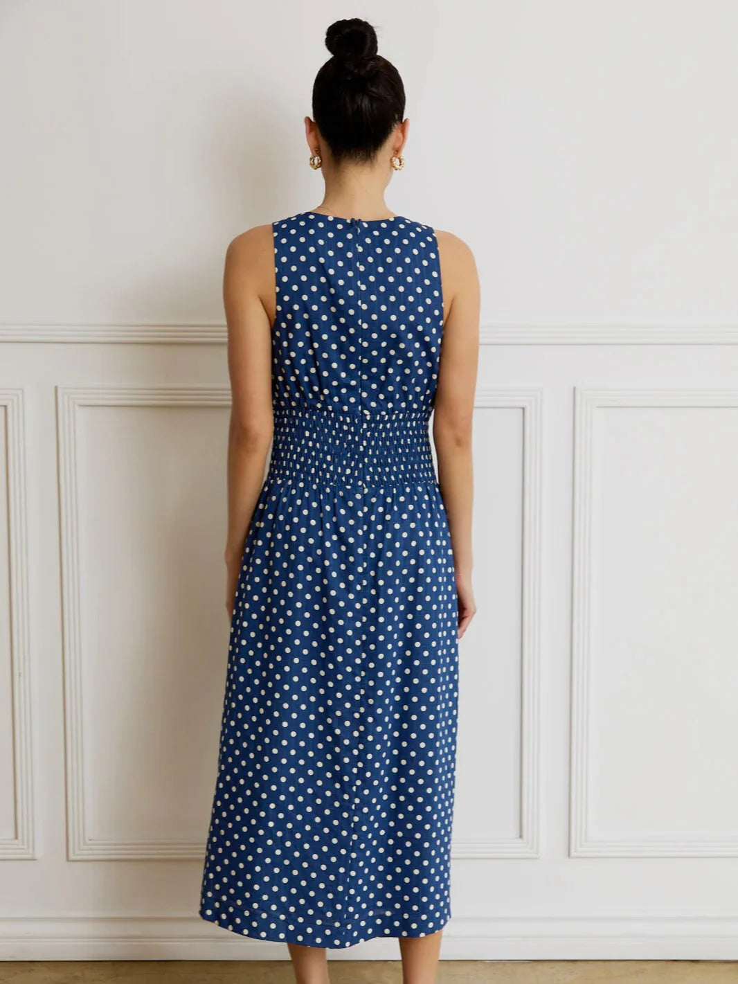 Penny Polka Dot Midi Dress