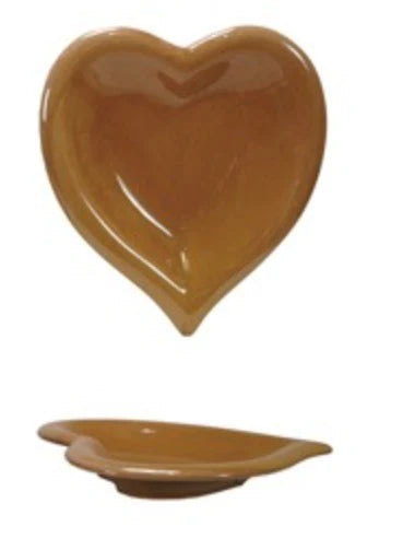 Stoneware 7x6 Heart Dish