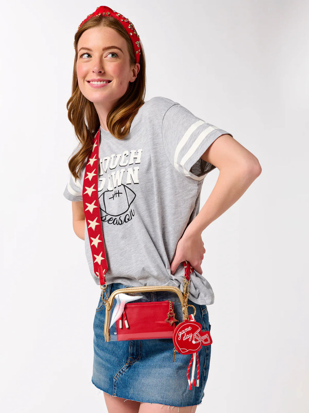 Football Helmet Bag Charm