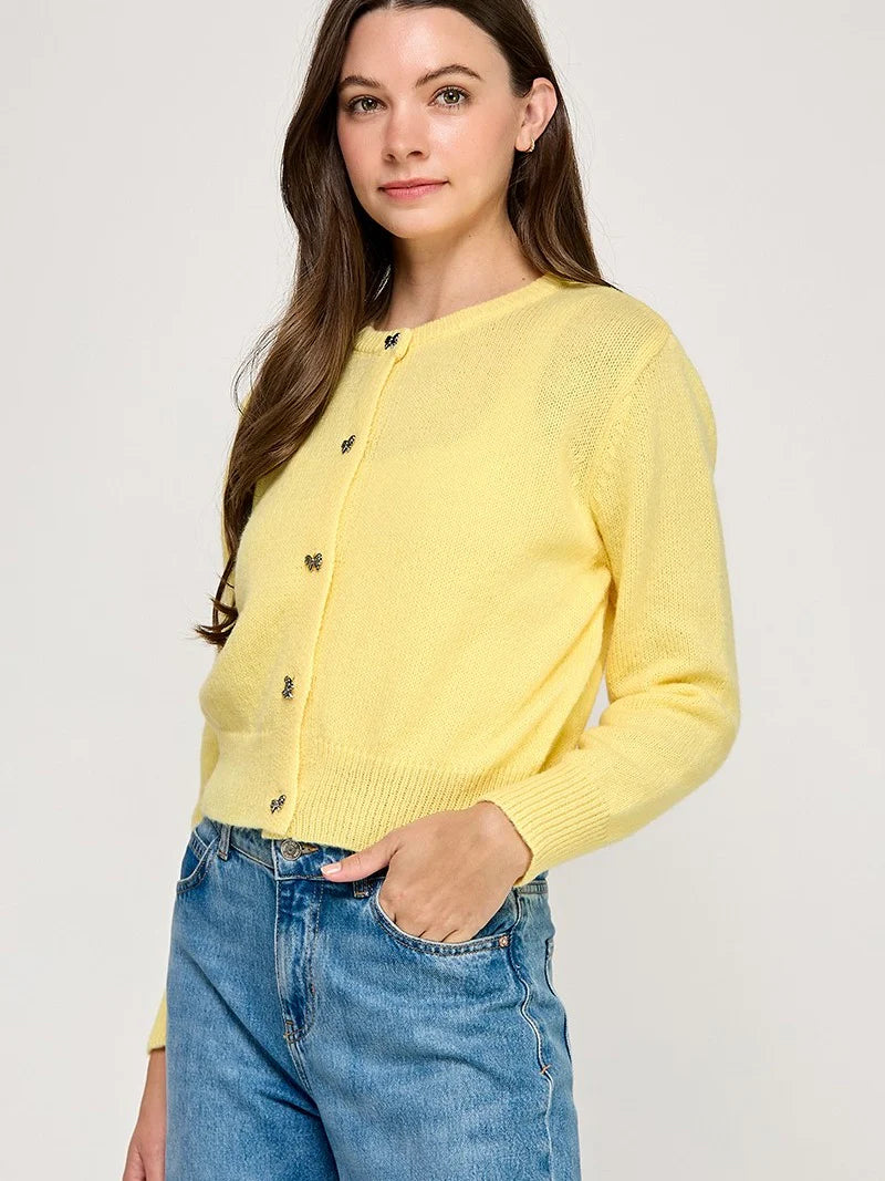 It's "Bow Time" Cardigan