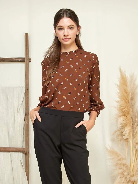 Ditsy Fall Top
