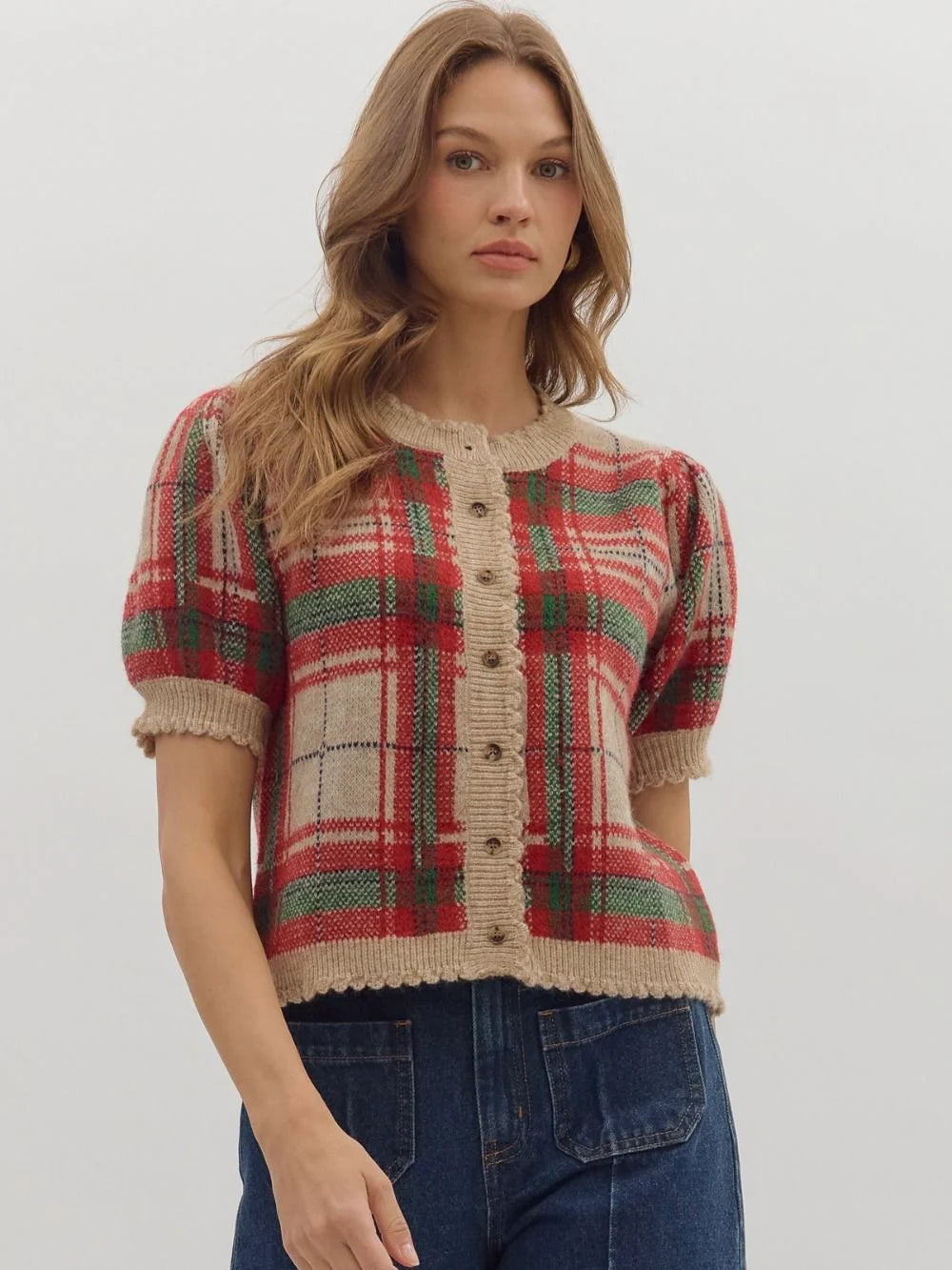 Plaid Times Cardigan