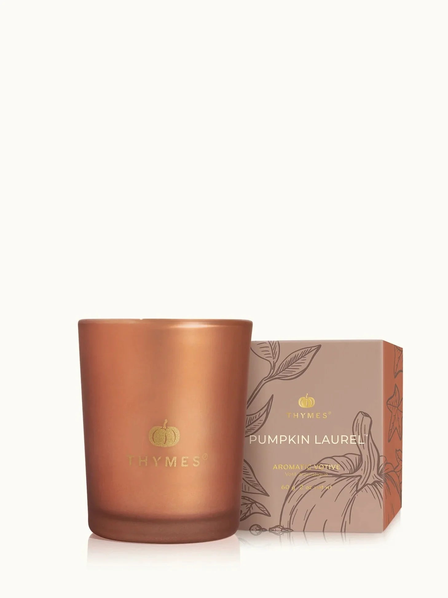 Pumpkin Laurel Votive Candle