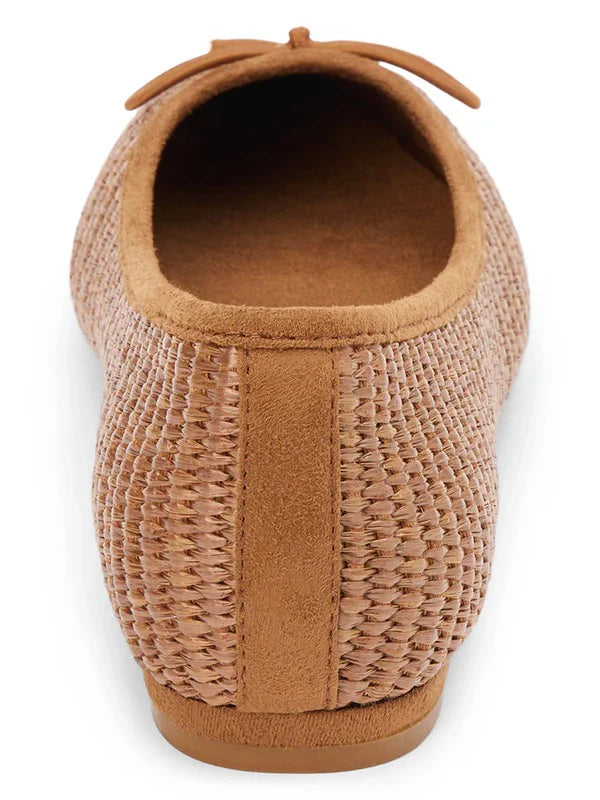 Donna Raffia Ballet Flat