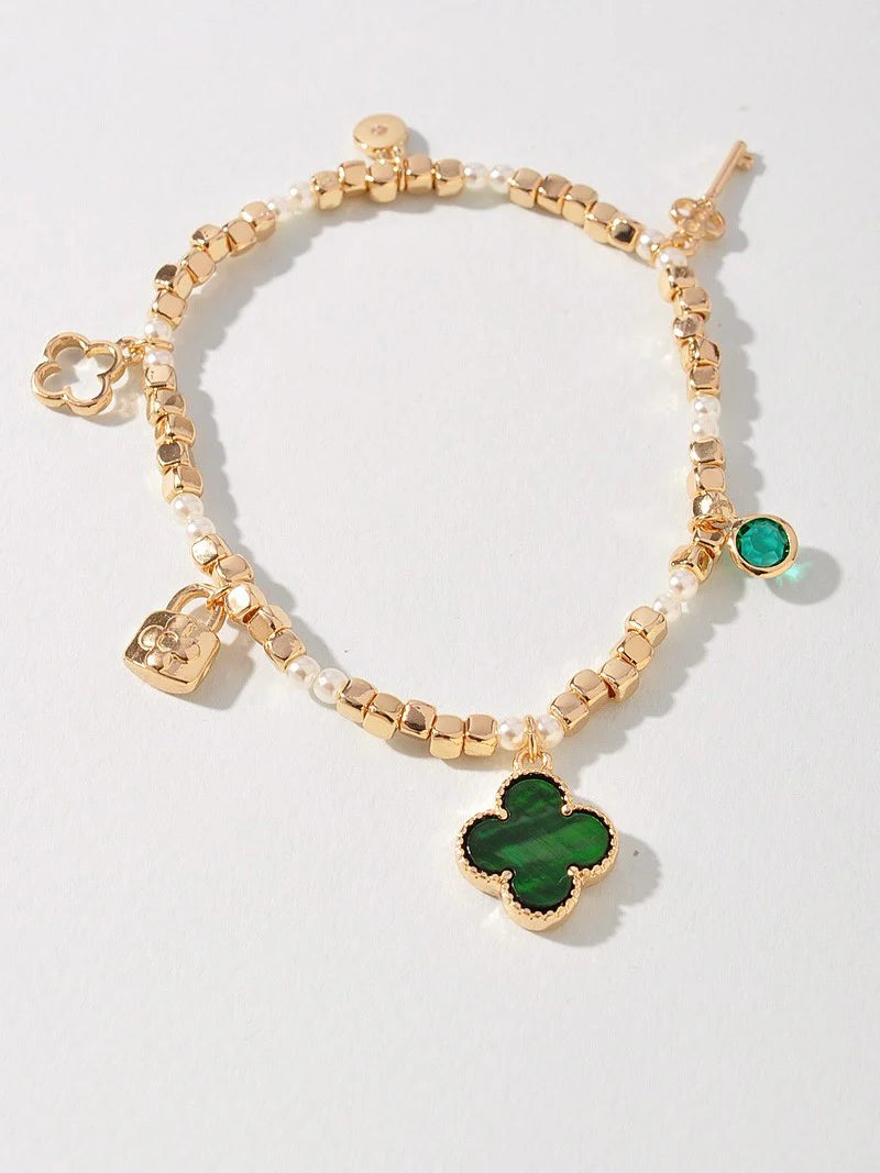 Clover Charm Bracelet