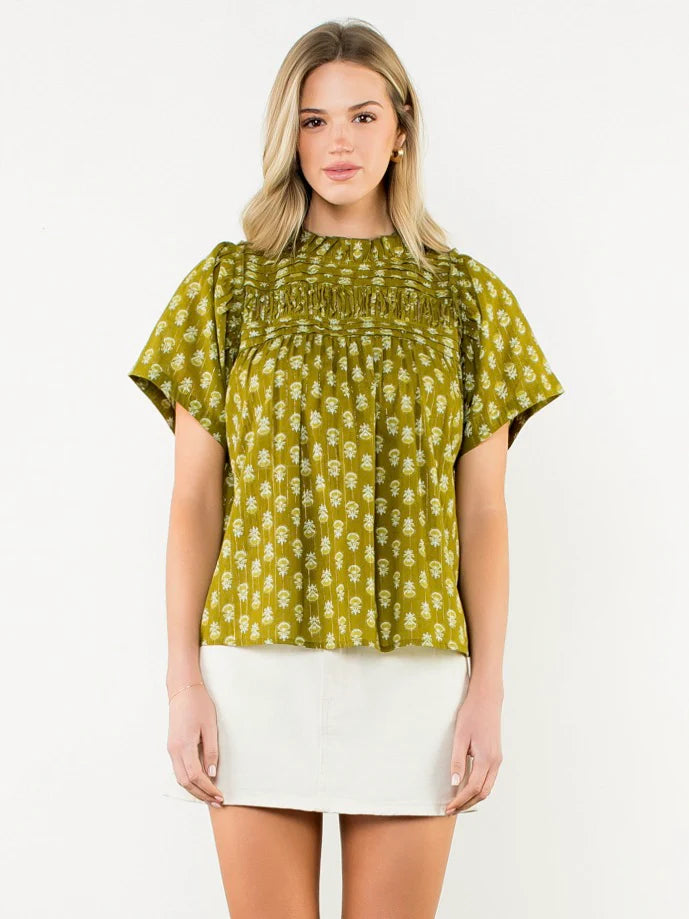 Betty Block Print Top