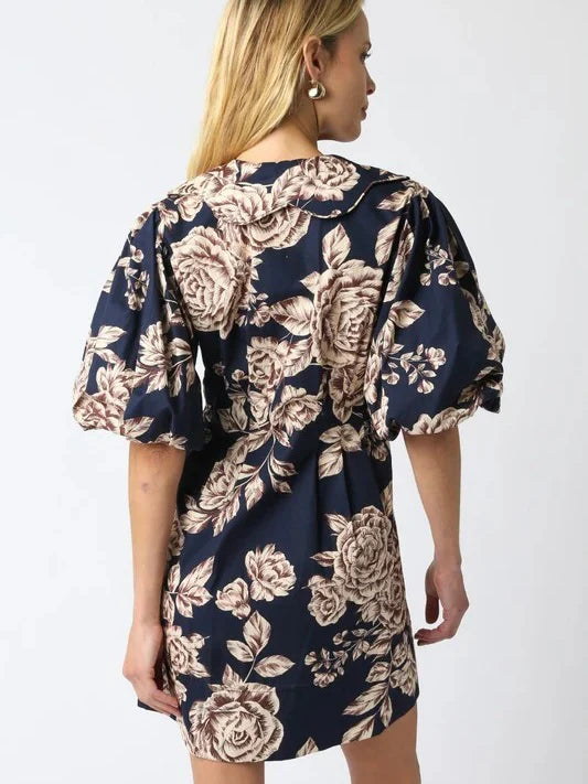 Pamila Floral Balloon Dress