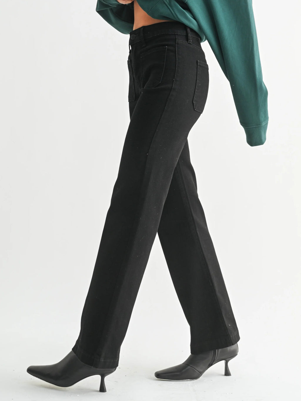 Just USA Jeans : Mini Patch Pocket Flare