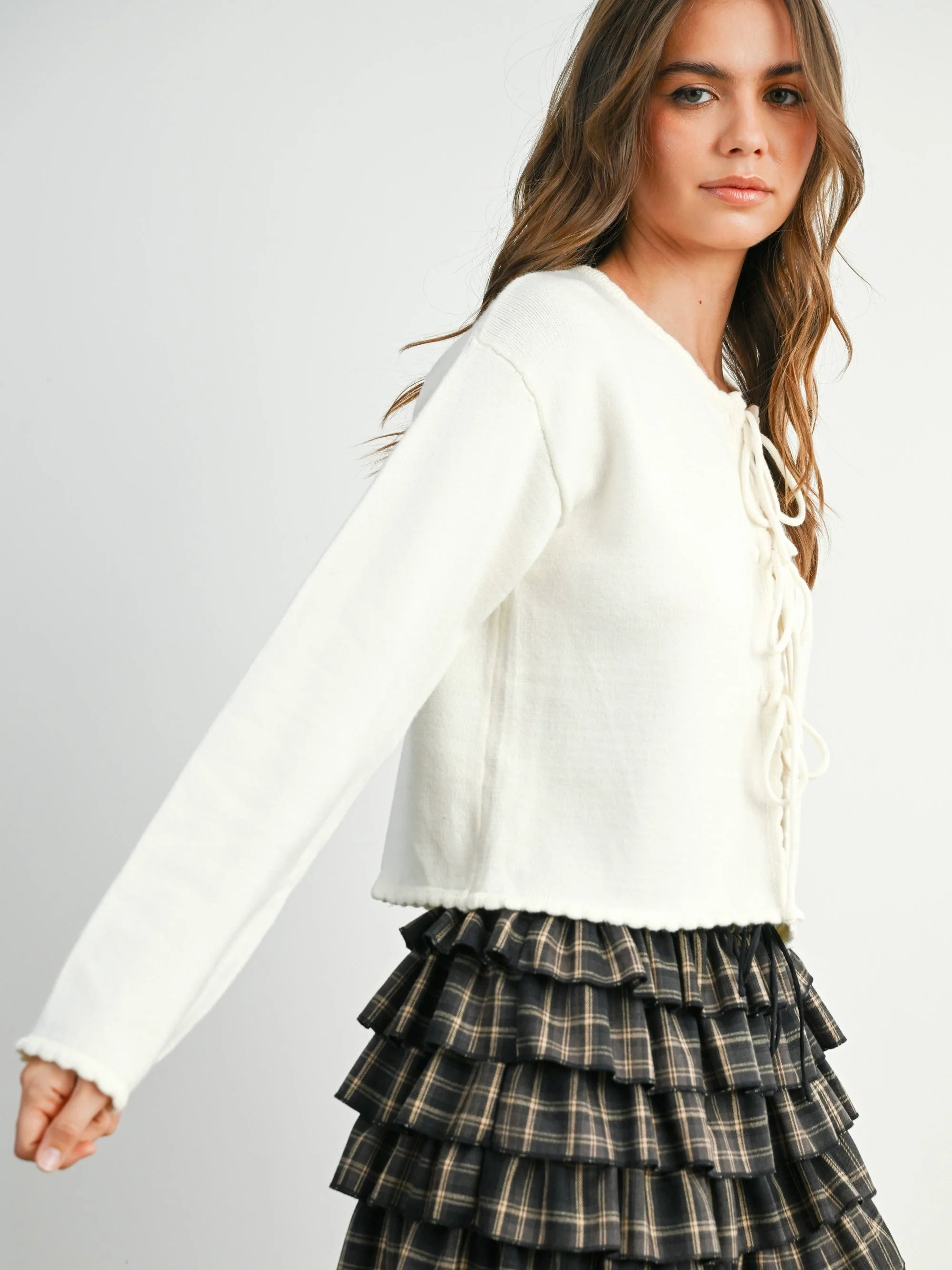 Tina Tie Front Cardigan