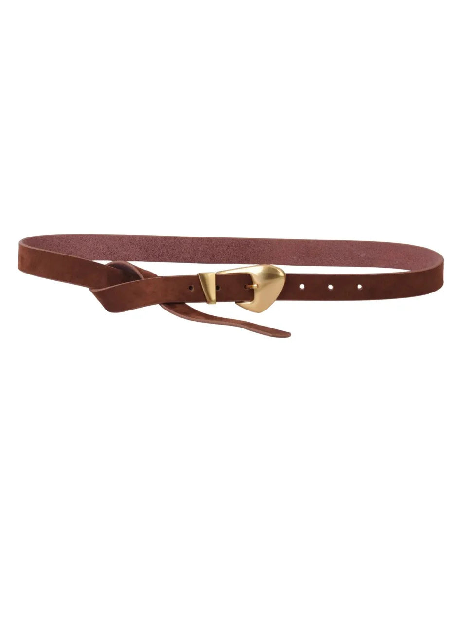 Skinny Suede Belt