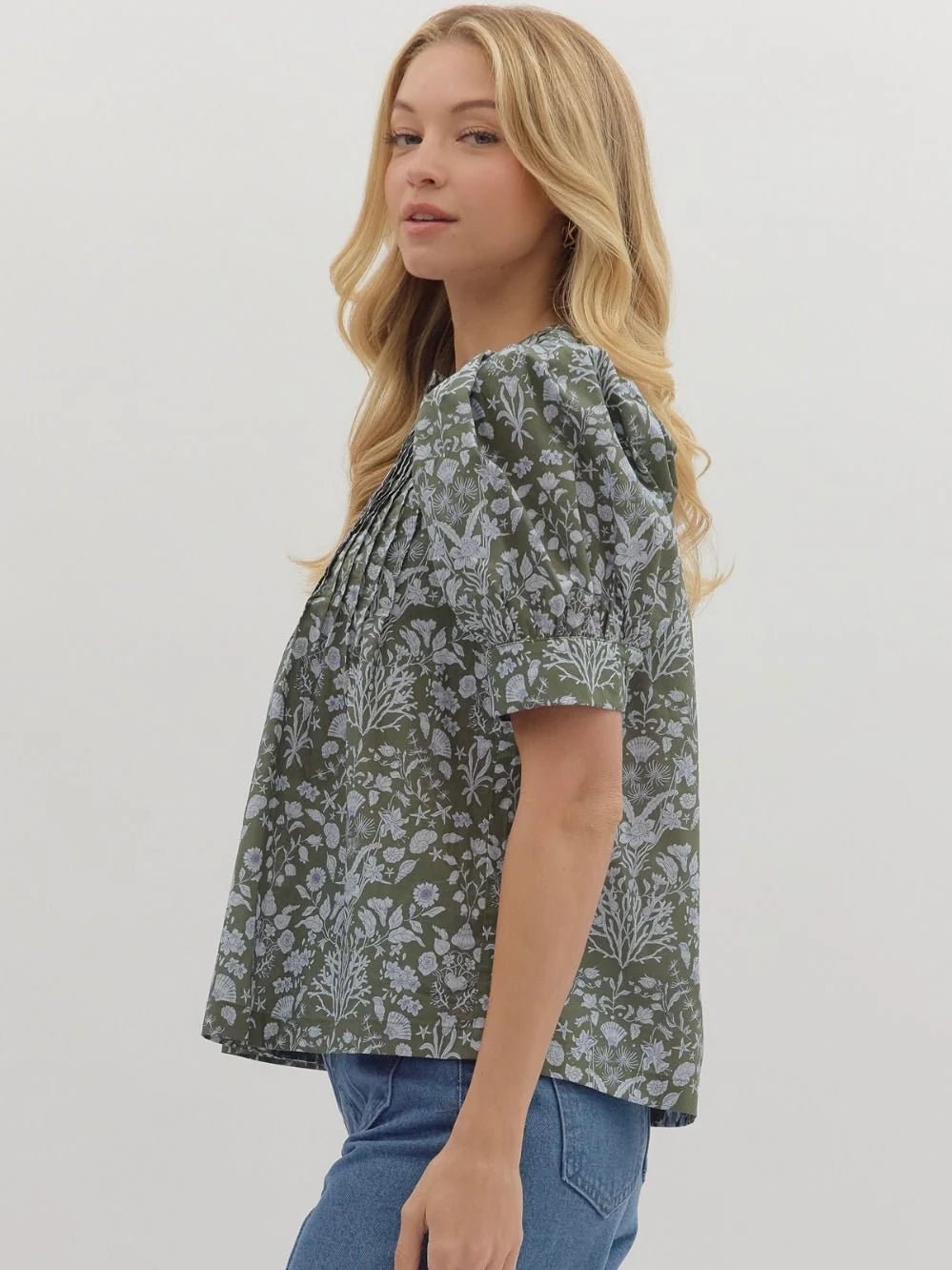 Cathie Puff Sleeve Top