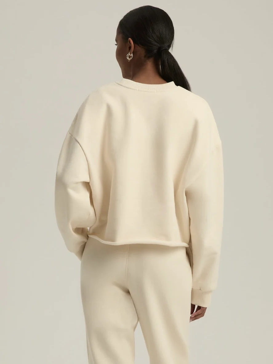 {Favorite Daughter} Cropped Collegiate Sweatshirt