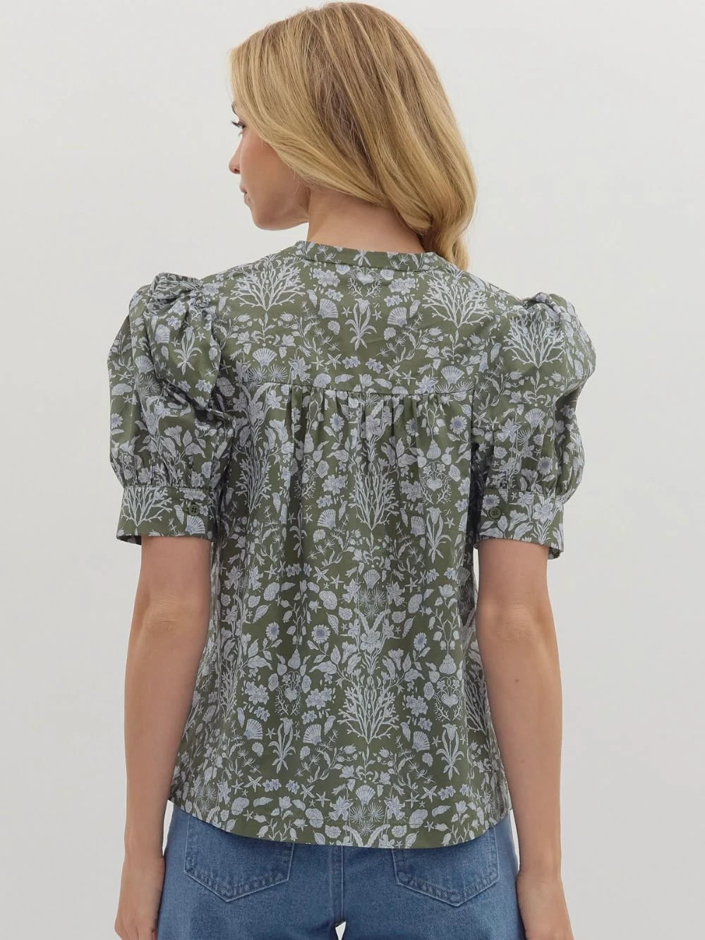 Cathie Puff Sleeve Top