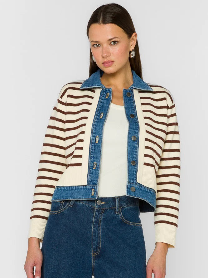 Francis Mixed Media Jacket