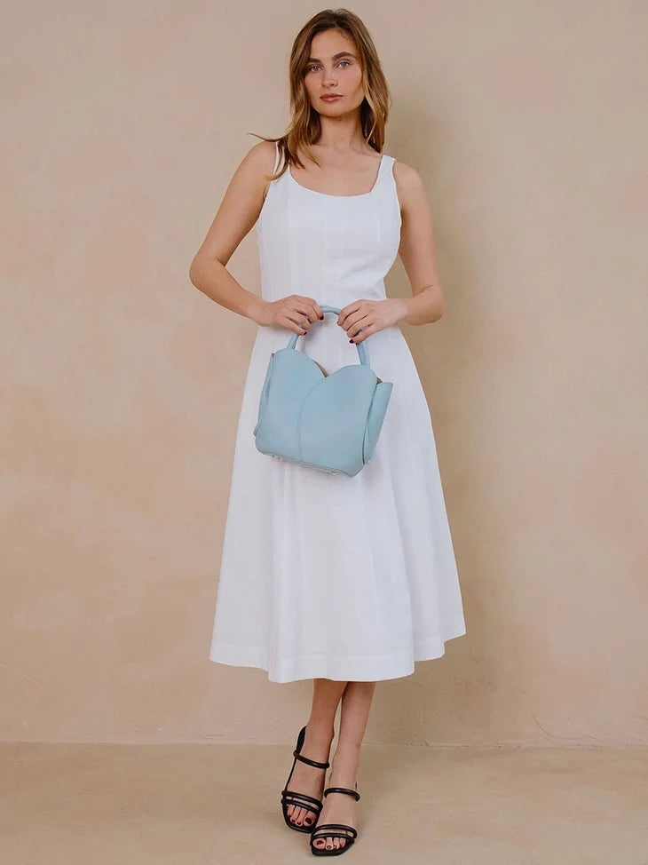 Tulip Top Handle Bag