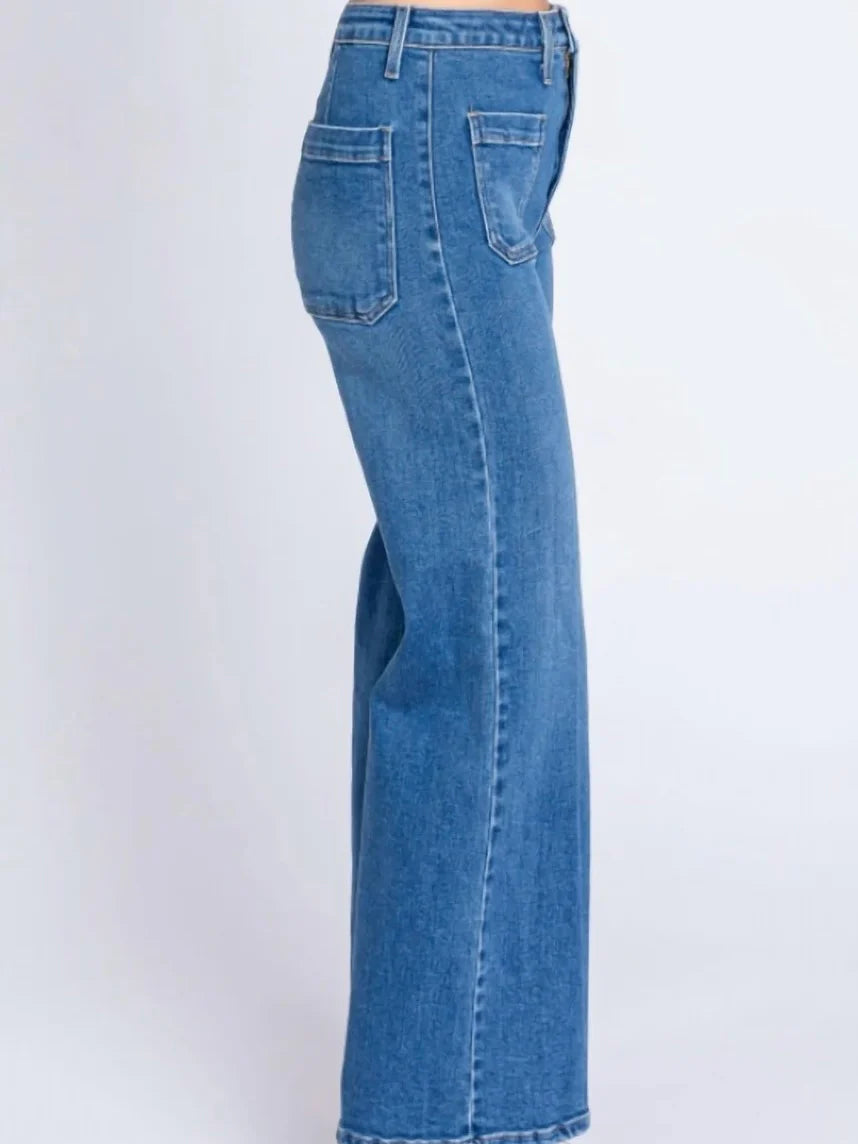 L.T.J : Sailor Front Patch Pocket Denim