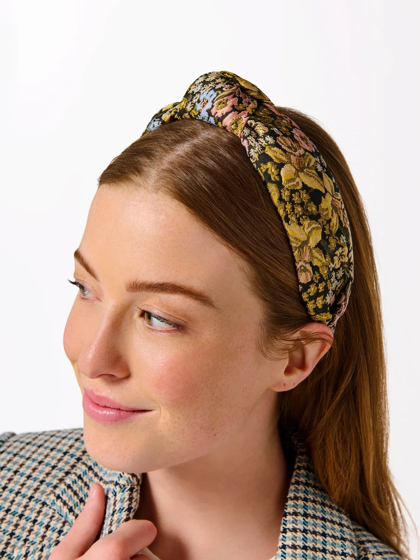 Floral Jaquard Headband